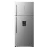 Hisense Refrigerator 535L Double Door, Top Freezer, Water Dispenser, Inox H700TI-IDL