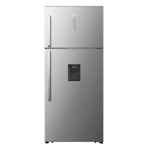 Hisense Refrigerator 535L Double Door, Top Freezer, Water Dispenser, Inox H700TI-IDL