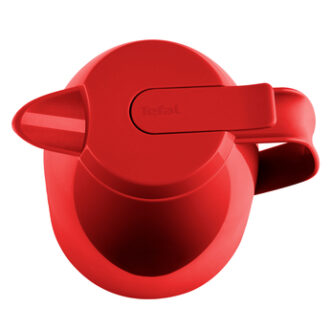 Tefal Mambo Jug Red 1.5 Liter Insulated Thermos Vacuum Flask Plastic-Polypropylenex (PP) Glass Liner K3039212