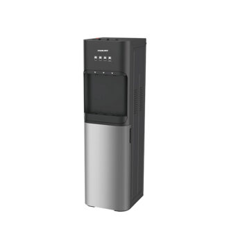 Nikai Water Dispenser 3 Tap/Faucet Bottom Loading Water Dispenser Instant Hot/Cold/Room Temperature Water Dispenser Child Safety Lock Stainless Steel Reservoir Ideal for Home and Office Silver/Black - NWD4000BS