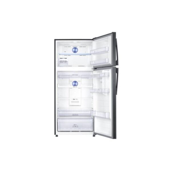 Samsung Refrigerator 619L Double Door, Top Freezer, Twin Cooling Plus, Digital Inverter Technology, TMF, DIT, Air Hygienically, LED Lighting, Black RT85K7111BS/RT62K7111BS