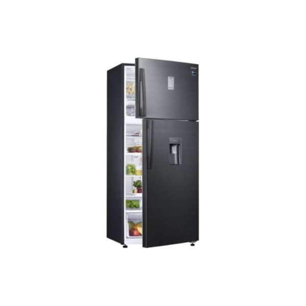 Samsung Refrigerator 619L Double Door, Top Freezer, Twin Cooling Plus, Digital Inverter Technology, TMF, DIT, Air Hygienically, LED Lighting, Black RT85K7111BS/RT62K7111BS