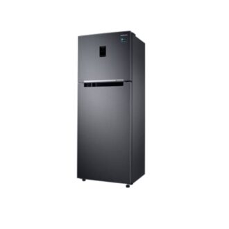 Samsung Fridge 385L Digital Inverter Technology, Double Door, Top Freezer, Twin Cooling Plus, TMF, DIT, Air Hygienic, LED Lighting, Black RT49K5552BS/RT38K5552BS