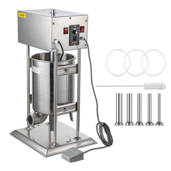 Generic Commercial Electric Automatic Sausage Filler Stuffer Machine 10L