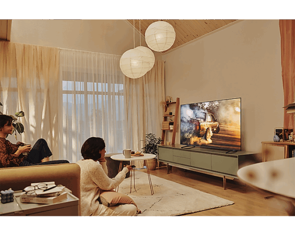 Samsung 85" LED 4K Crystal UHD Smart TV with Air Slim Design, Smart Hub, HDR, Motion Xcelerator, OTS Lite, Solarcell Remote 85BU8000
