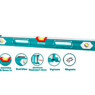 Total Spirit Level with 4pcs Powerful Magnets 120cm TMT212056