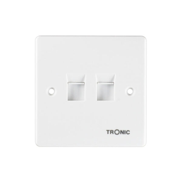 Tronic 2 Gang Data Socket
