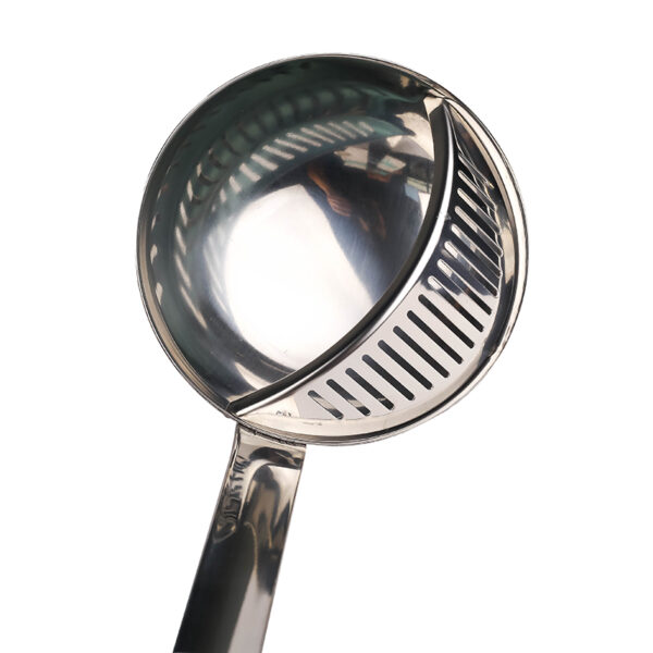 Nadstar Stainless Steel Hot Pot Soup Spoon Strainer Scoops Spoon Slotted Strainer Ladle Gravy Ladle Colander Kitchen D198