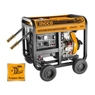 Ingco Diesel Generator & Welding Machine 4.6kW Single Phase Pull & Electric Start GDW65001