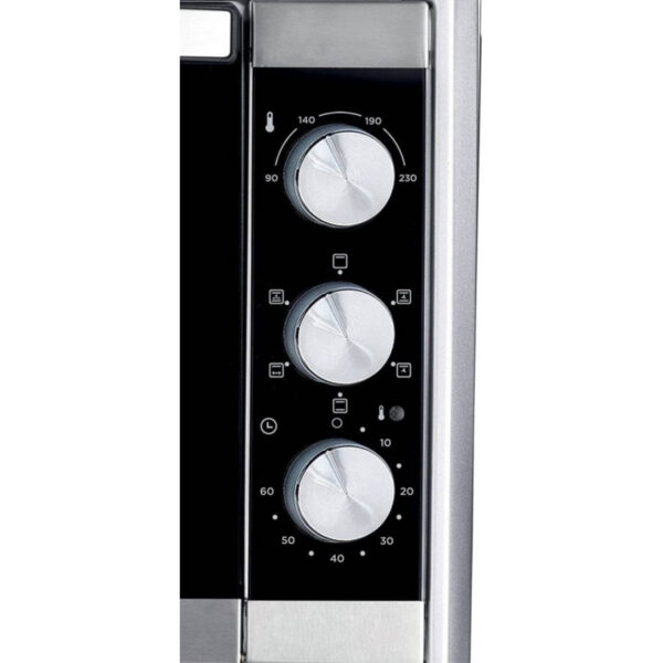 Kenwood 45L Toaster Oven - Oven Toaster Grill Large Capacity Double Glass Door Multifunctional with Rotisserie and Convection Function for Grilling Toasting Broiling Baking Defrosting MOM45.000SS