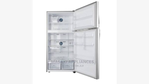 Samsung Fridge 439L Digital Inverter, Double Door, Top Freezer, Twin Cooling Plus, TMF, DIT, Air Hygienically, LED Lighting, Silver RT56K5341/RT43K6341