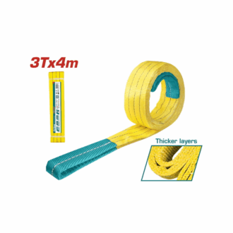 Total Nylon Webbing Sling 3Tx4m, 90mm with No Fixed Wear Points THTWS0304