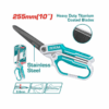 Total Rubber Grip Long Blade Heavy Duty Scissor 255mm 10" with Titanium Plated Stainless Steel Blade THSCRS832558