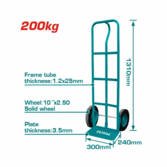 Total Hand Trolley 200Kg with Solid Wheels 10"x2.50" THTHT20141-D