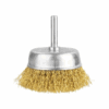 Total WIre Cup Brushes 50mm 2" with Shank 1/4" for Steel, Cast Steel, Soft & Hard Wood TAC33021