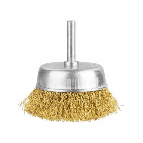 Total WIre Cup Brushes 50mm 2" with Shank 1/4" for Steel, Cast Steel, Soft & Hard Wood TAC33021