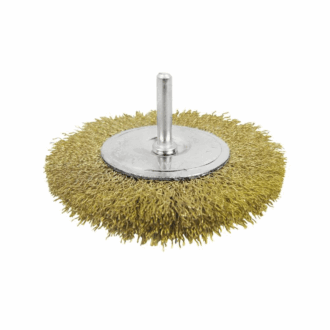 Total Circular Grinding Wire Brush 50mm 2" with Shank 1/4" for Drill TAC34021