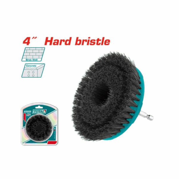 Total Hard Bristle Cleaning Brush 4" TACH1401