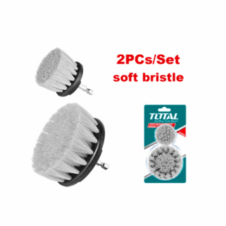 Total Soft Bristle Cleaning Brush 2" & 3.5" 2pcs Set TACS3235