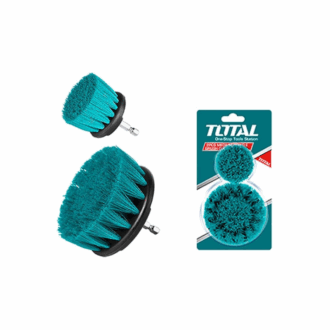 Total Medium Bristle Cleaning Brush 2" & 3.5" 2pcs Set TACM2235