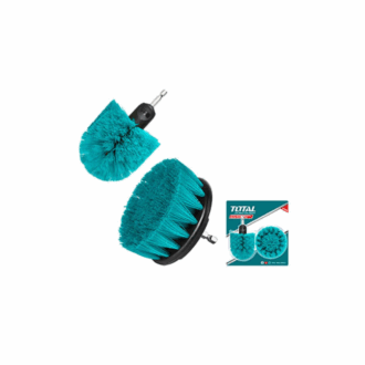Total Medium Bristle Cleaning Brush 3.5" 2pcs Set TACM2335