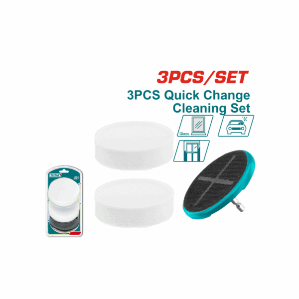 Total Soft Sponge 3.5" & Quick Change Backer 3pcs Set TAC35351