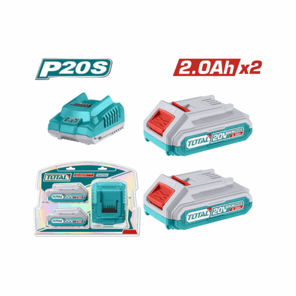 Total Cordless Lithium-ion Battery & Charger Kit 20V TFBCPK1222