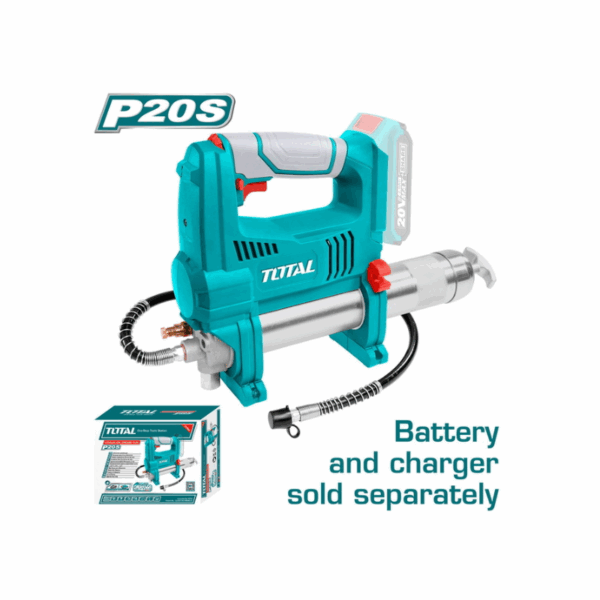 Total Grease Gun Cordless Lithium-ion1000PSI 20V TGGLI2010