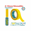 Total PVC Insulating Tape Yellow 20m THPET1011