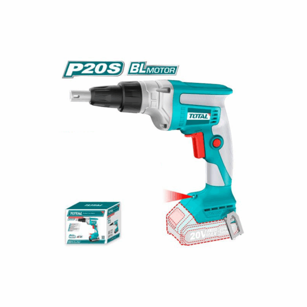 Total Cordless Drywall Screwdriver 20V Lithium-ion with Battery & Charger TDSLI2042006