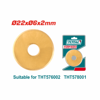 Total Tile Cutter Blade Ø22xØ6x2mm Tungsten Carbide Material THT576002B