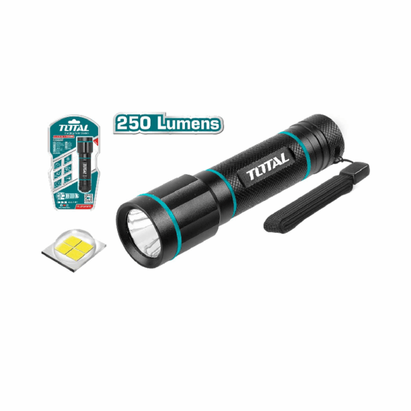Total LED Flash Light 250lm, Distance 160m TFL013AAA58