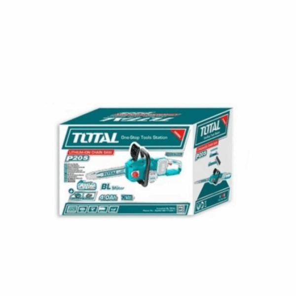 Total Cordless Chain Saw Lithium-ion 40V with 16'' Saw Chain & 16'' Chain Saw Bar TGSLI40168