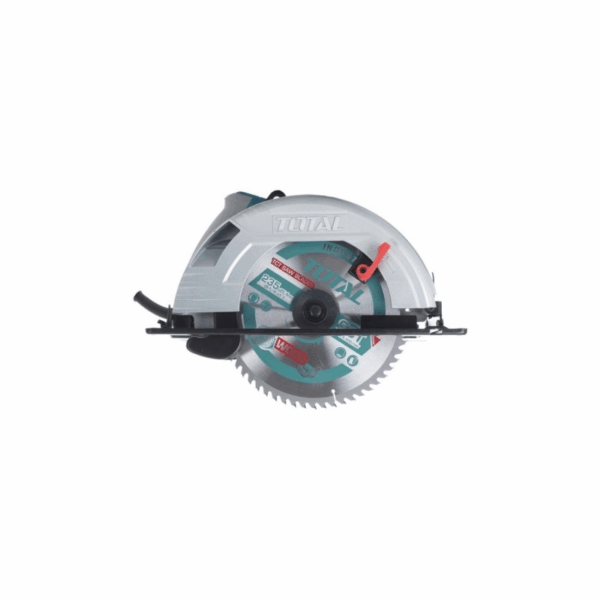 Total Circular Saw 2200W with 1set Extra Carbon Brushes, 1pc 235mm Blade TS122235622