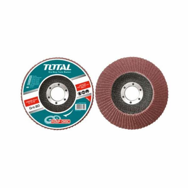 Total Flap Disc 180mm P40 for High Steel, Steel, Cast Iron & Sheet Steel TAC631801