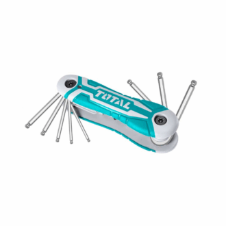 Total Ball Point Hex Key Set 2-8mm with Heat Treatment & Chrome Plated THT1061836 (Pack of 8pcs)