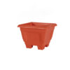 Cello Square Planter 5 Multi-Color 175 x 175 x 138mm (Pack of 6)