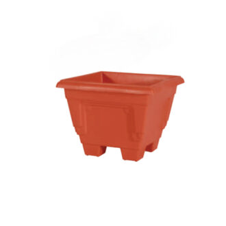 Cello Square Planter 5 Multi-Color 175 x 175 x 138mm (Pack of 6)