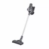 Nikai Rechargeable Vacuum Cleaner 200W Power 3 Speed Levels Aluminum Tube Metal Filtration Air Inlet Mesh 25W DC Motor 48.8Wh Battery Power NVCR1X Black