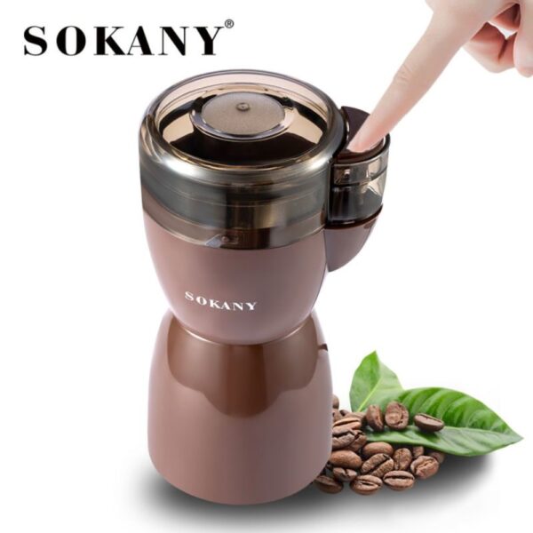 Sokany Electric Coffee Grinding Machine 100g 180W Brown SM-3016