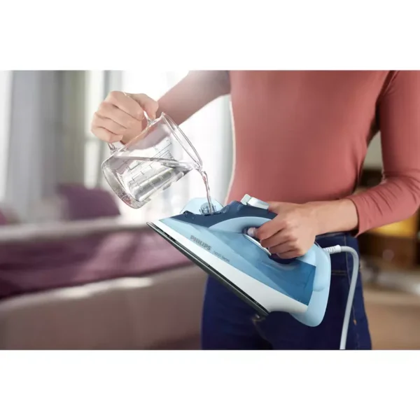 Philips Steam Iron 2600W Steam Iron Continuous 35g and 160g, Steam Boost, Calc Clean -300ml Watertank, Ceramic Non Stick Solt Plate DST5020