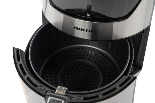 Nikai Air Fryer 6L Multifunctional Low Oil Fryer 1800W Auto Cut Off Non-Stick Coating Pan 60 min. timer Detachable Frying Basket - NAF688DS