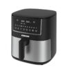 Nikai Air Fryer 5.7L Multifunctional Low Oil Fryer 1650W 11 Cooking Preset Functions Non Stick Coating Pan Overheat Protection Temperature Control Timer Automatic Shut-Off NAF577D