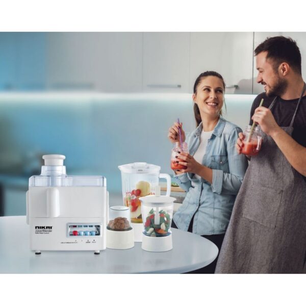 Nikai Juicer and Blender 4in1 300W 1.6L Juicer Blender Meat Chopper Grinder & Pulse Powerful Motor With Thermostat NFP1724N