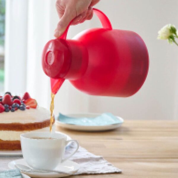 Tefal Samba Jug 1 Liter Aubergine Isothermal Jug Translucent Vacuum Flask Plastic-Polypropylenex (PP) Glass Liner K3035312