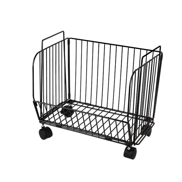 Nadstar Storage Rack Stainless Steel 3 Layers with Wheels Kitchen Standing Storage Rack HP22-029H