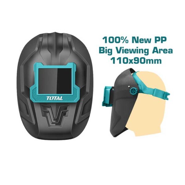 Total Welding Shield Helmet Type Big Viewing Area TSP9216