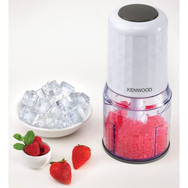 Kenwood Chopper 400W Electric Food Chopper With 500Ml Bowl Dual Speed Stainless Steel Quad Blade Rubber Lid Ice Crush Function CHP40.000WH