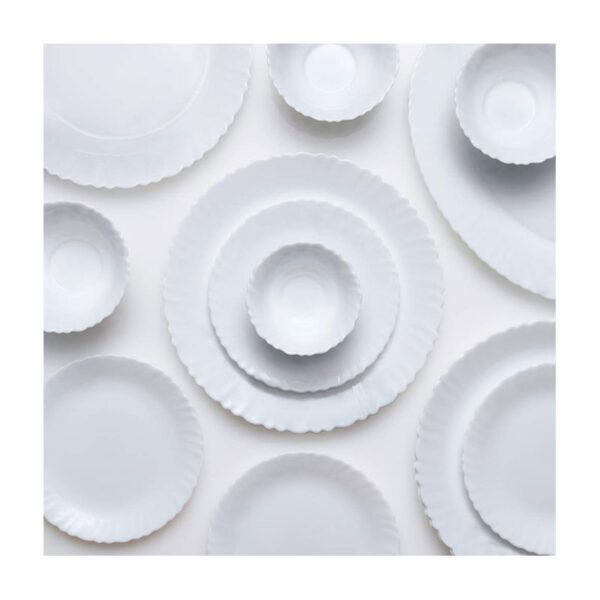 La Opala Dinner Set White Classique 38 Pieces LC038