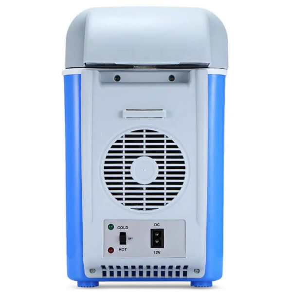 Electric Cooler and Warmer Dual Use Car Refrigerator Portable Mini Fridge 12V DC Power Supply 7.5 Liter / 12 Cans